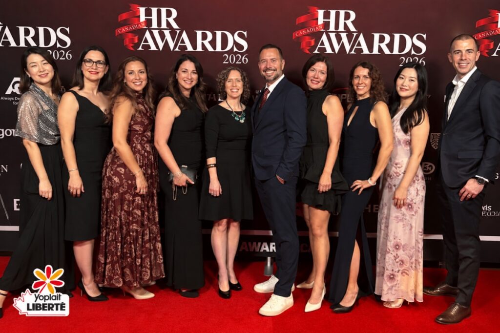 L'équipe Ressources humaines et Communications de Yoplait Liberté Canada aux Canadian HR Awards 2026